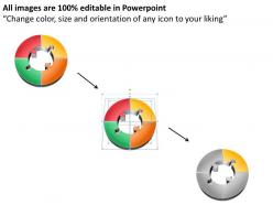 1013 busines ppt diagram 4 stages in circular flow powerpoint template