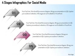 1013 busines ppt diagram 4 stages infographics for social media powerpoint template
