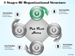 1013 busines ppt diagram 4 stages of organizational structure powerpoint template