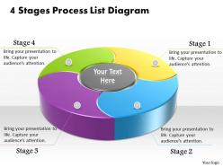 1013 Busines Ppt diagram 4 Stages Process List Diagram Powerpoint Template