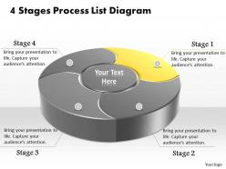 1013 busines ppt diagram 4 stages process list diagram powerpoint template