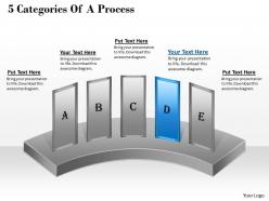 1013 busines ppt diagram 5 categories of a process powerpoint template