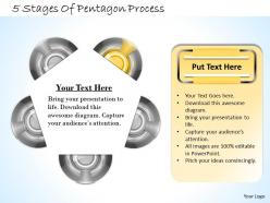 1013 busines ppt diagram 5 stages of pentagon process powerpoint template