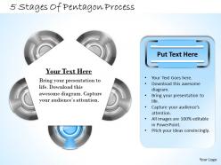 1013 busines ppt diagram 5 stages of pentagon process powerpoint template