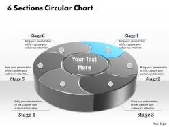 1013 busines ppt diagram 6 sections circular chart powerpoint template