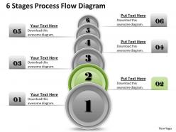 1013 busines ppt diagram 6 stages process flow diagram powerpoint template
