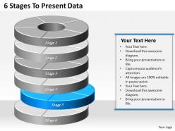 1013 busines ppt diagram 6 stages to present data powerpoint template