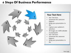 1013 busines ppt diagram 6 steps of business performance powerpoint template