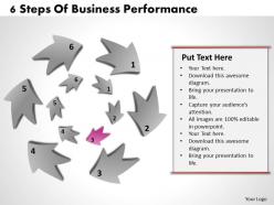 1013 busines ppt diagram 6 steps of business performance powerpoint template