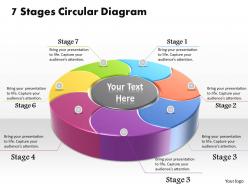 1013 Busines Ppt Diagram 7 Stages Circular Diagram Powerpoint Template