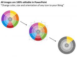 39322279 style circular concentric 7 piece powerpoint presentation diagram infographic slide