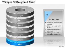1013 busines ppt diagram 7 stages of doughnut chart powerpoint template