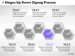58957783 style circular zig-zag 7 piece powerpoint presentation diagram infographic slide