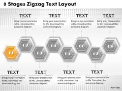 41193191 style circular zig-zag 8 piece powerpoint presentation diagram infographic slide