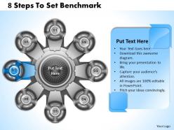 1013 busines ppt diagram 8 steps to set benchmark powerpoint template