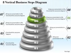 1013 busines ppt diagram 8 vertical business steps diagram powerpoint template