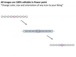 1013 busines ppt diagram 9 processes in weak links powerpoint template
