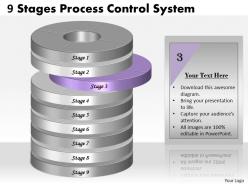 1013 busines ppt diagram 9 stages process control system powerpoint template