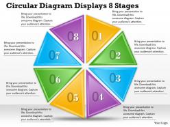 1013 Busines Ppt diagram Circular Diagram Displays 8 Stages Powerpoint Template