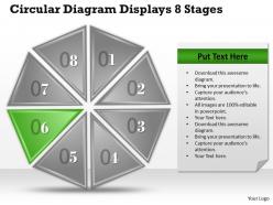 35780464 style division non-circular 8 piece powerpoint presentation diagram infographic slide