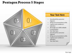 1013 busines ppt diagram pentagon process 5 stages powerpoint template