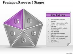 1013 busines ppt diagram pentagon process 5 stages powerpoint template