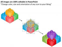 1013 busines ppt diagram pyramid made of lego blocks powerpoint template