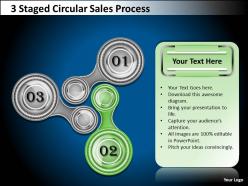1013 business plan 3 staged circular sales process powerpoint templates ppt backgrounds for slides