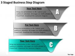 1013 business plan 3 staged step diagram powerpoint templates ppt backgrounds for slides