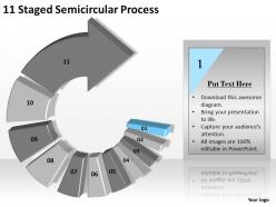 31129811 style circular semi 11 piece powerpoint presentation diagram infographic slide