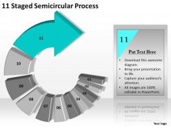 31129811 style circular semi 11 piece powerpoint presentation diagram infographic slide