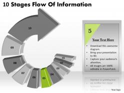 1013 business ppt diagram 10 stages flow of infoirmation powerpoint template