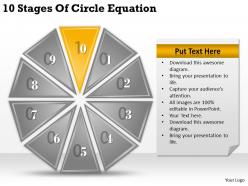 27942785 style division non-circular 10 piece powerpoint presentation diagram infographic slide