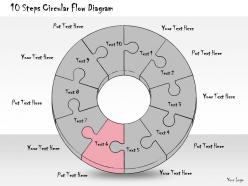 1013 business ppt diagram 10 steps circular flow diagram powerpoint template