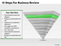 1013 business ppt diagram 10 steps for business review powerpoint template