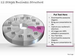 1013 business ppt diagram 12 stages business structire powerpoint template