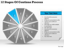 1013 business ppt diagram 12 stages of continue process powerpoint template