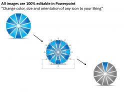 11759306 style division non-circular 12 piece powerpoint presentation diagram infographic slide