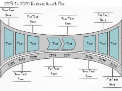 1013 business ppt diagram 2013 to 2020 business growth plan powerpoint template