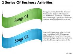 1013 business ppt diagram 2 series of business activities powerpoint template