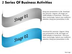 1013 business ppt diagram 2 series of business activities powerpoint template