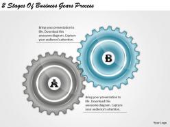 1013 business ppt diagram 2 stages of business gears process powerpoint template