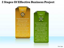 1013 business ppt diagram 2 stages of effective business project powerpoint template