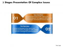 1013 business ppt diagram 2 stages presentation of complex issues powerpoint template