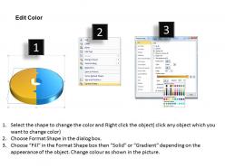 18177132 style division pie-donut 2 piece powerpoint presentation diagram infographic slide