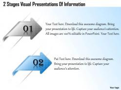 1013 business ppt diagram 2 stages visual presentations of information powerpoint template