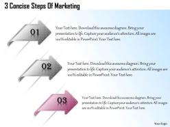 1013 business ppt diagram 3 concise steps of marketing powerpoint template