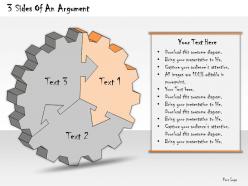 1013 business ppt diagram 3 sides of an argument powerpoint template