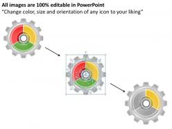 2442572 style variety 1 gears 3 piece powerpoint presentation diagram infographic slide