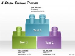 1013 business ppt diagram 3 stages business progress powerpoint template